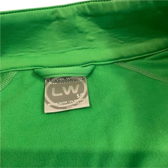 Levelwear Active Green Long Sleeve  Top Size Small - Picture 4 of 7
